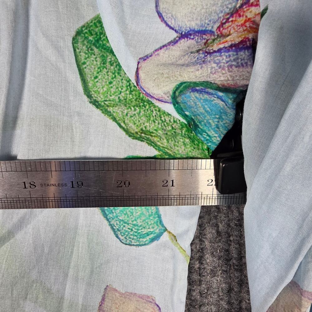 Ala von Auersperg Kathe Dress 18 Grandiflora Floral Cotton Maxi NWT - Picture 6 of 10